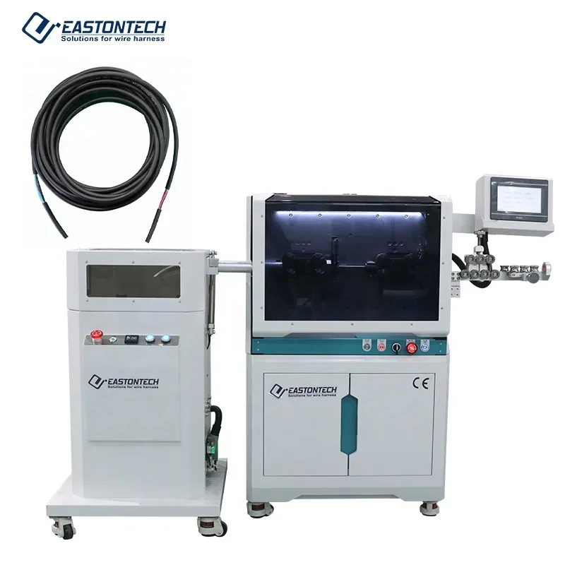 High Precision Automatic PVC Wire Cutting Stripping Machine,EW-05F+C Multicore Cable Sheath Cable Cutting Stripping Machine