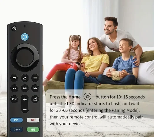 Telecomando vocale sostitutivo per Fire Stick TV 3rd Gen Smart TV Stick 4K MAX Lite Fire Cube Remote funziona con Alexa