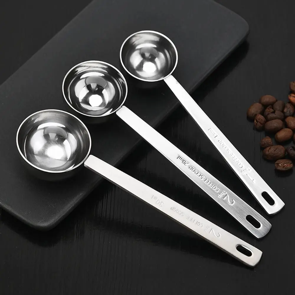 Powdered Milk Mixing Spoon Stainless Steel Tablespoon Measuring Spoon Coffee Scoop Powder Spoon