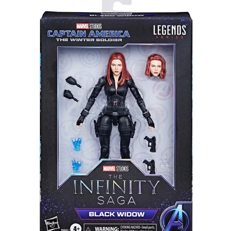 In Stock Genuine Marvel Unlimited Legend Red Hair Black Widow Joint Mobile American Film and Television Handmade Birthday Gift