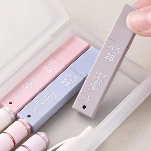 5pcs Japan Tombow Mechanical Pencil Lead MONO Graph 0.5mm Non Breakable Lead Student 2B/HB Activity Lead XCR5-MGL Art Supplies - Image 4