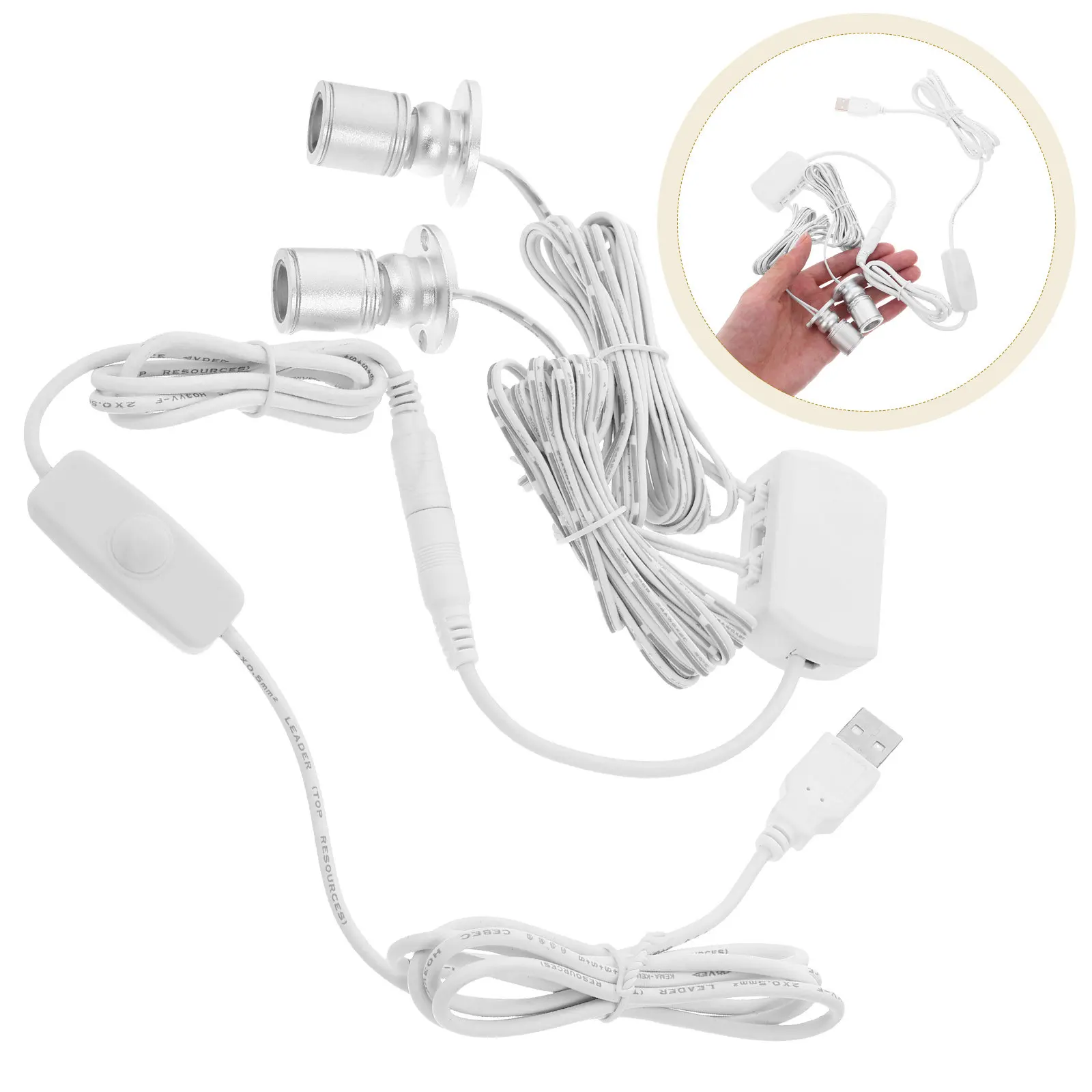 

Миниатюрный USB LED-светильник для витрин, подсветки ювелирных изделий, внутреннего освещения, сфокусированное LED-освещение для демонстрационных витрин