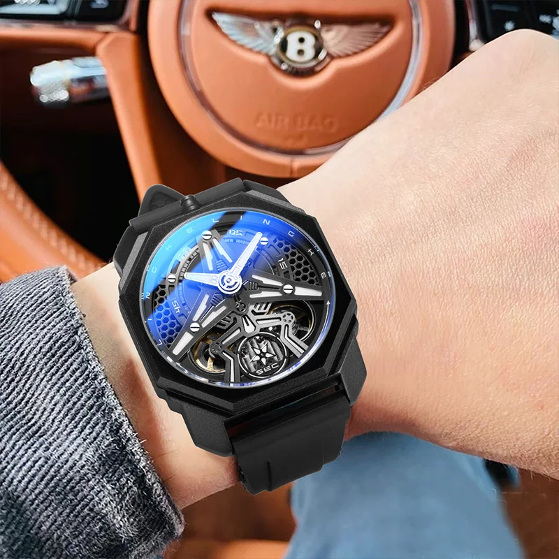 PAGANI DESIGNS Mens Mechanical Watch Sapphire Luxury Sports Automatic Watches for Men Stainless Steel Waterproof Reloj montres