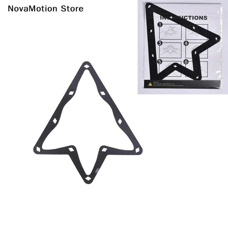 

Billiards Magic Ball Rack Triangle 9 Balls Magic Rack Holder Sheet Billiards Table Pool Positioning Accessories For 9-Ball Games