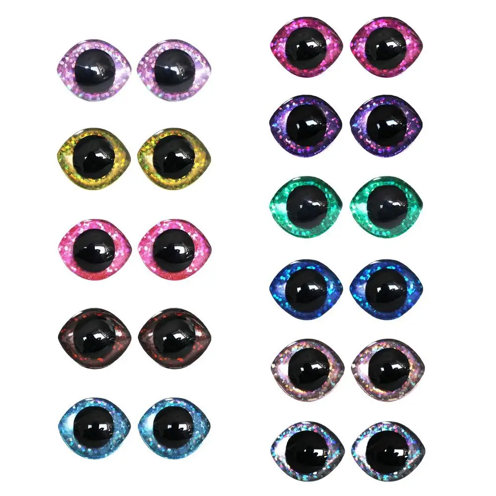 20x23mm Oval Eyes New Design 10pcs Three-dimensional Toy Eyes Clear Safety Strange Doll Eyes Doll