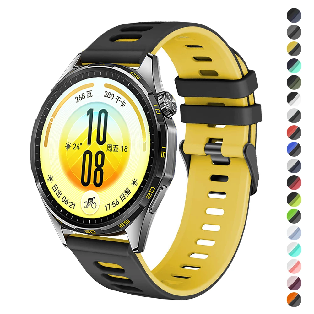 For HUAWEI GT 7Pro 46mm Watch Strap HUAWEI WATCH GT 7 6 5 4 3 2/GT Runner 2 Sport 20/22mm Silicone Band Watch 5 4 3 Pro Bracelet