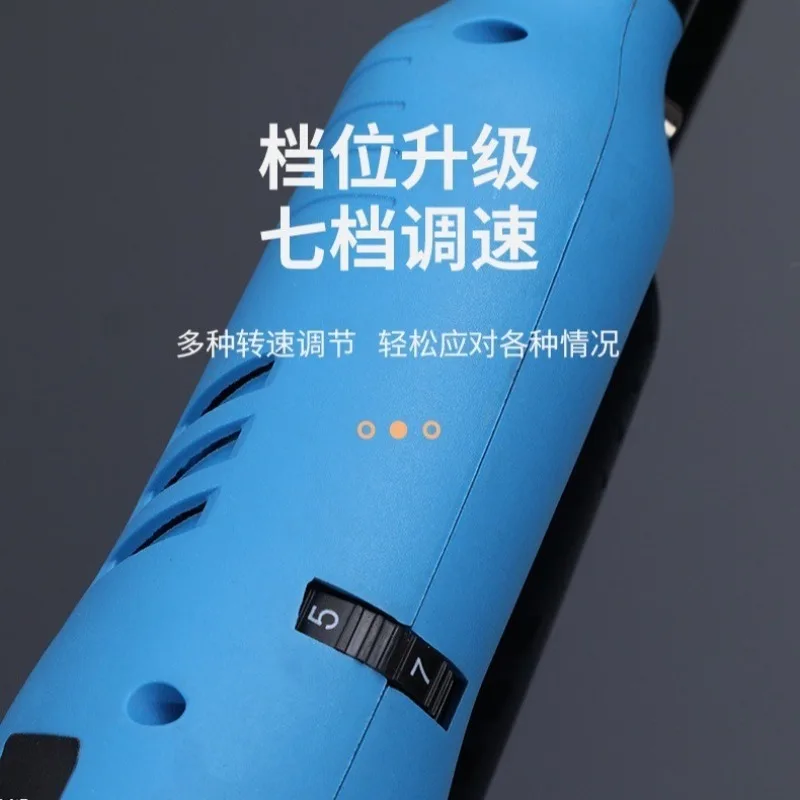 6 Speed Adjustable Multifunctional Grinder 90 Degree Engraving Polishing Cutting Machine Tile Cleaning Mold Repair Tool