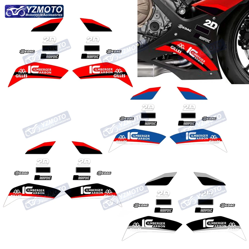 For BMW S1000RR M1000RR 2019 2020 2021 2022 Motorcycle Accessories Sticker Body Fairing Decoration Waterproof Decal Stickers Kit