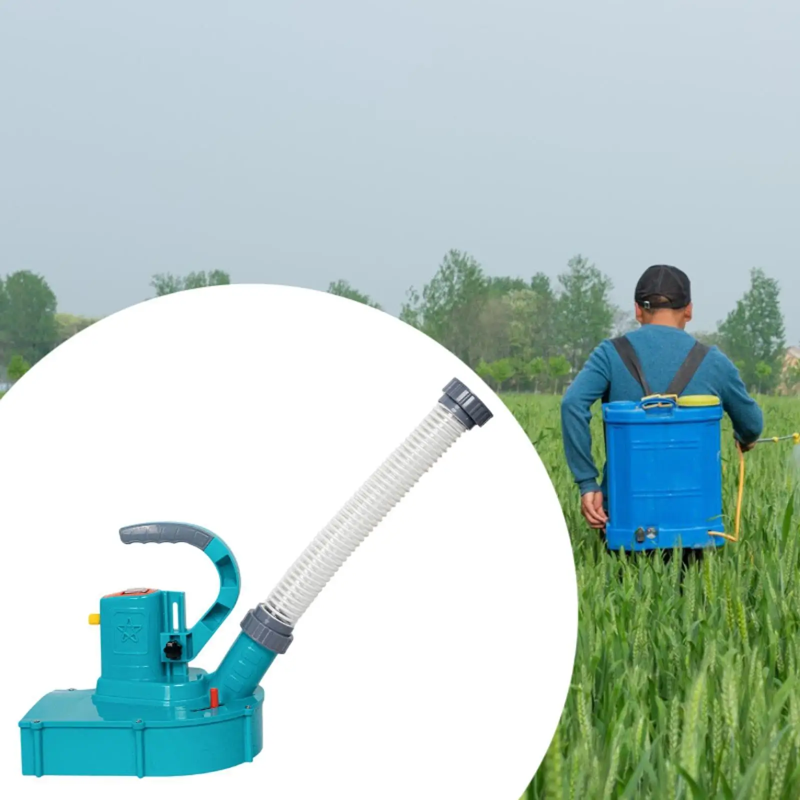 

Lawn Feed Spreader Rotary Seeder PP Plastic Fertilizer Tool for Grass Seed Planting and Agricultural Planters