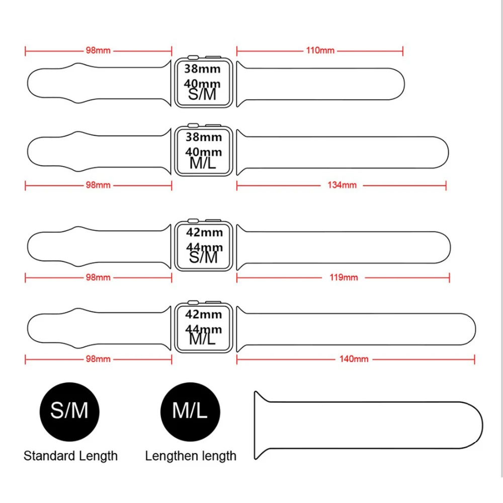 Silicone Strap For Apple Watch Band 44mm 45mm Ultra 49mm 40mm 41mm 38mm 42mm correa bracelet iwatch series 9 8 se 7 3 6 2 bands