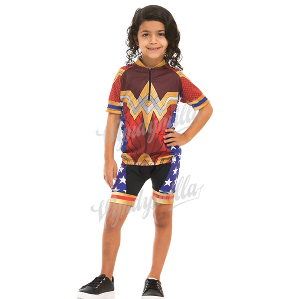 Children Cycling Clothes Bicycle Summer Boys And Girls MTB Cycling Jersey Shorts Suit Ciclismo kids Short Sleeve Riding Clothing