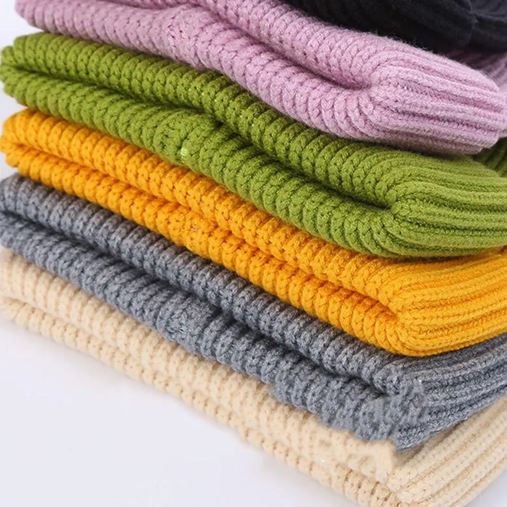 Indossare cappello a cuffia Hip Hop Orso polare Cappello di melone Cappelli a cuffia stile coreano Uomo Docker Cap Cappello senza tesa lavorato a maglia Donna Skullcap