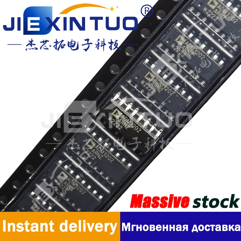 ADM3202ARNZ ADM3202 IC TRANSCEIVER FULL 2/2 16SOIC 2/2 Transceiver Full RS232 16-SOIC