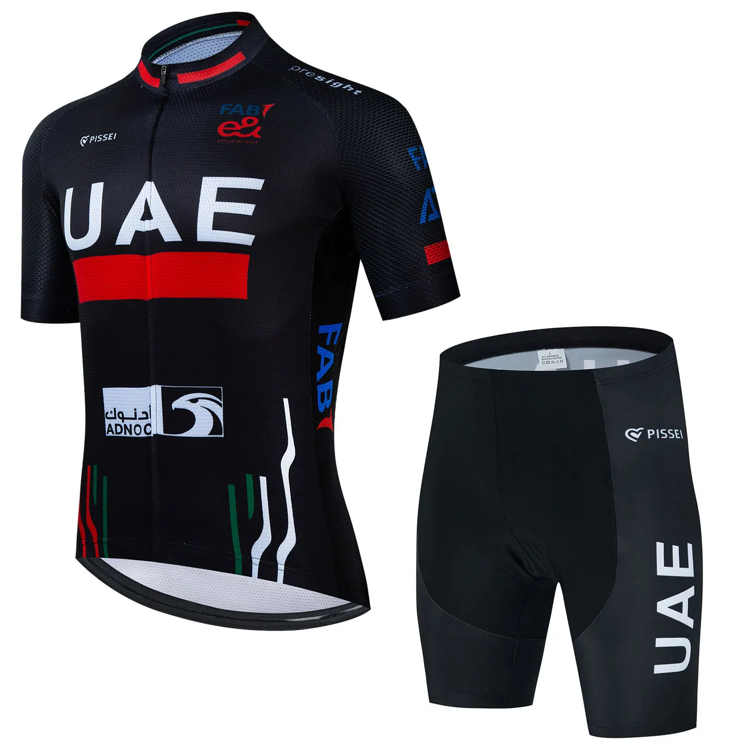 2024 Uae Team Cycling Jersey Set Summer Road Bike Shirts Suit Bicycle Bib Shorts Men\'s Cycling Clothing MTB Wear Maillot Culotte