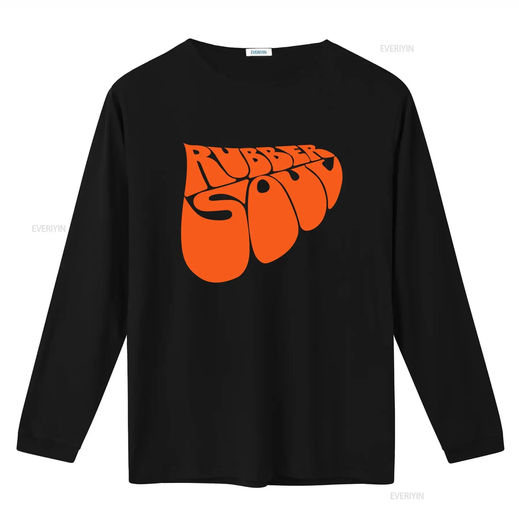 RUBBER SOUL T SHIRT for Men and Women Available in Sizes S M L XL XXL Black White vintage Washed streetwear Stretched graphic