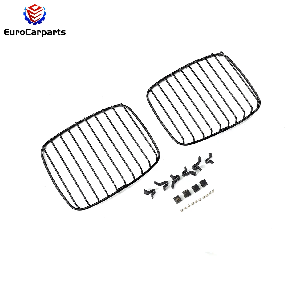 

2019+ G Class W464 G63 Крышка фары из нержавеющей стали Крышки передних фонарей Автомобильные аксессуары Внешняя крышка фары