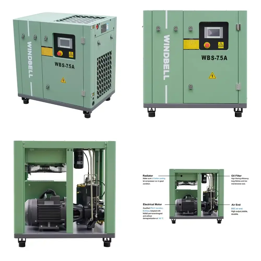 

TENGFEI High Quality Air End Industrial Screw Compressor for BAOSI 7.5kw 11kw 15kw 22kw Air Compressor Replacement Part for
