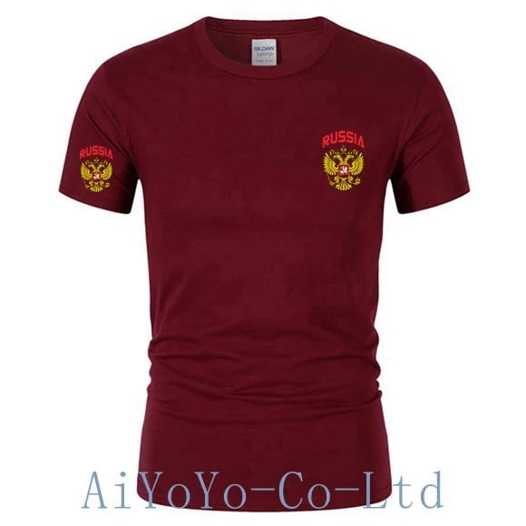 2023 Russia Flag T Shirt For Men CCCP Emblem Women Oversized T-Shirt Kids Boy Hip Hop Tees Tops Russian Federation TShirt DG-AJ-