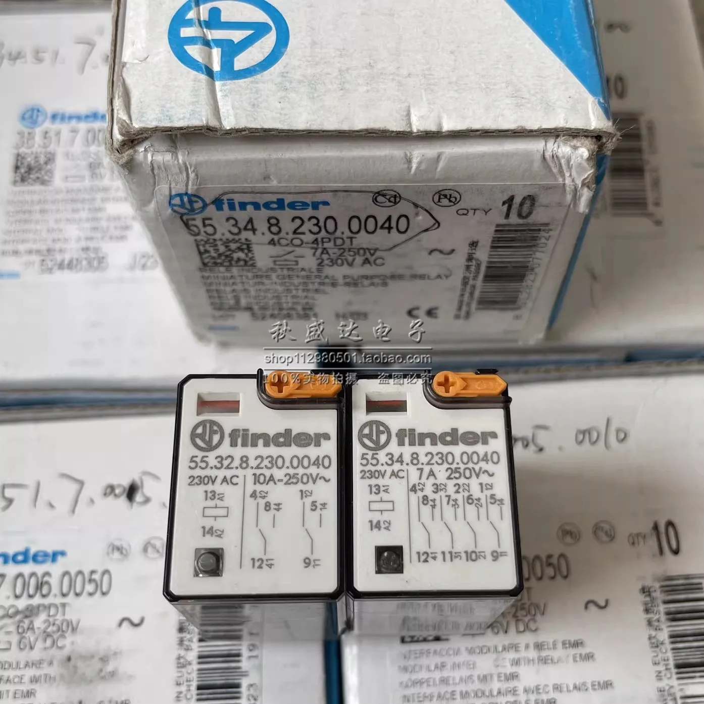 

(1 шт.) Совершенно новое оригинальное реле 55.32.8.230.0040 55.34.8.230.0040 230В в наличии