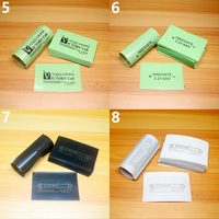 100pcs/lot 32650 battery shrink skin 32700 battery packaging film PVC heat shrink tubing packaging skin insulation film