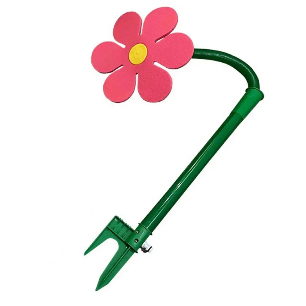 Entertaining Lawn Watering Tool Efficient Garden Flower Sprinkler Stake Easy Install Flower-shaped Nozzle for Lawn for Vibrant