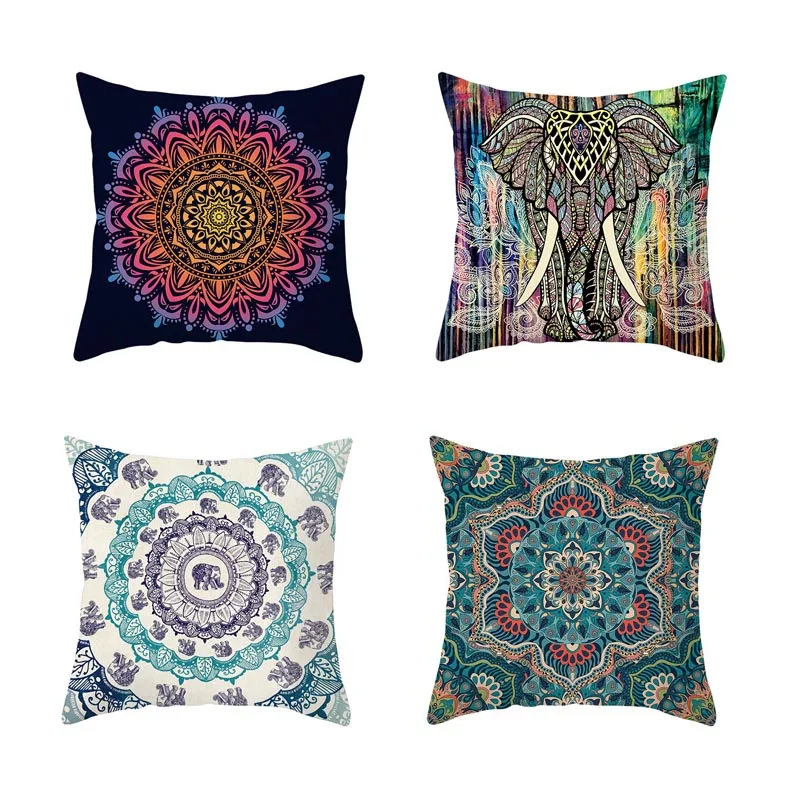 Mandala Pillow Case Cover Mandala Pillow Case Mandala Pattern Pillow Case Cover Mandala Pillow Decorative Pillowcase kussensloop