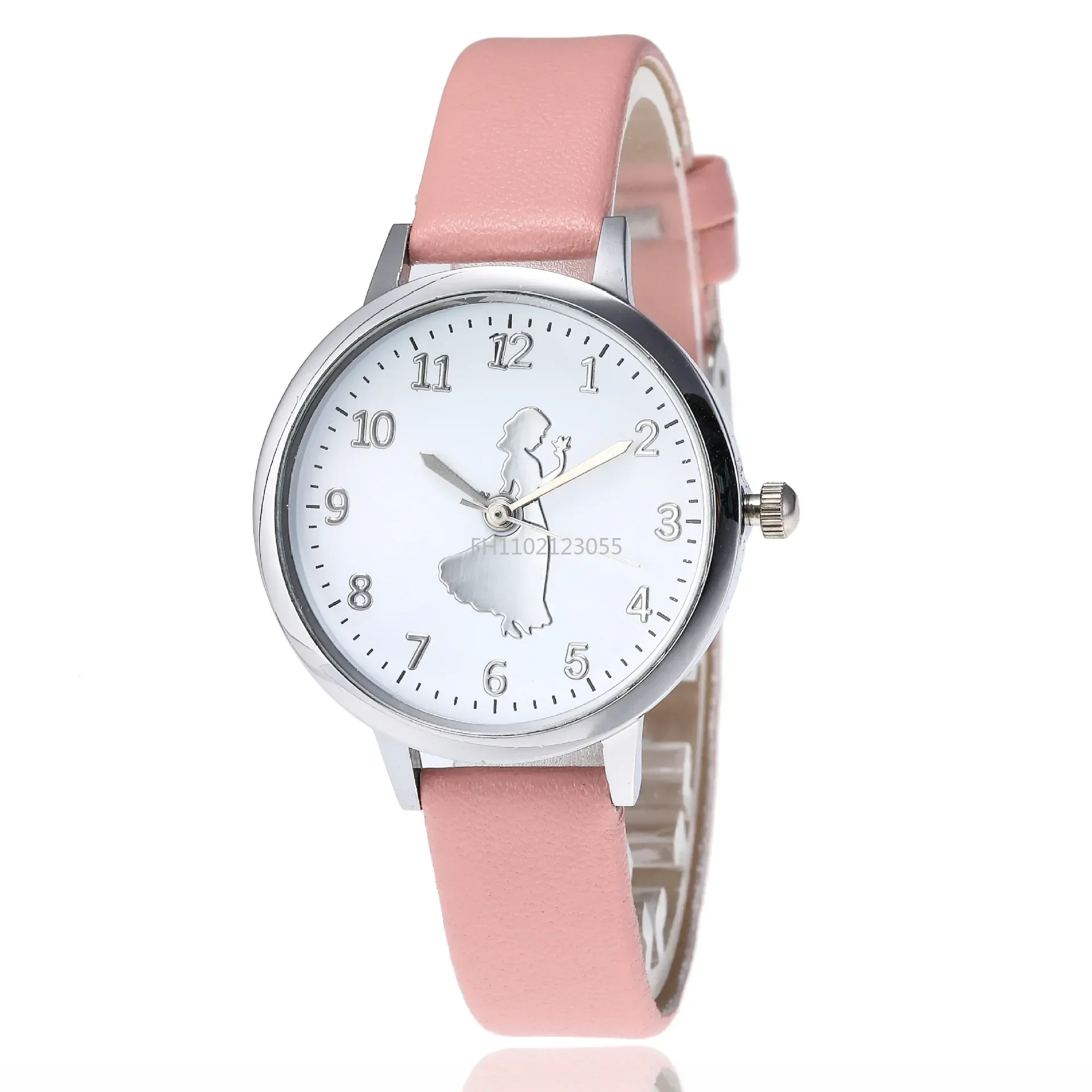 Reloj de pulsera informal Simple para estudiantes, para relojes reloj de cuarzo, esfera de baile para damas, relojes elegantes para niñas, Zegarek Damski