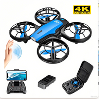 V8 New Mini FPV RC Drone 4K HD 1080P Wide - Angle WiFi  with Height - Keep Function Ideal Kids Toys 4DRC