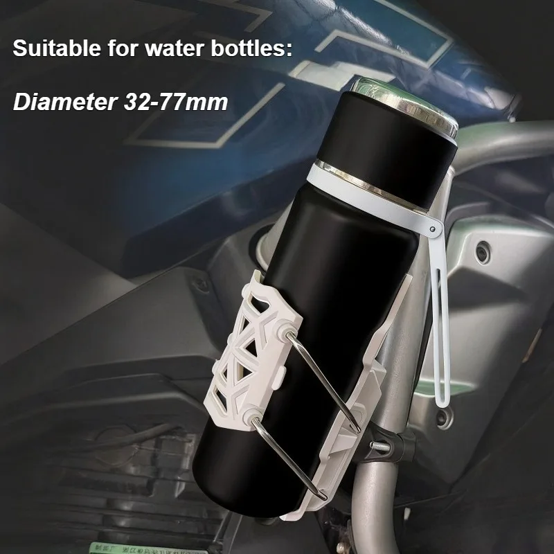 

360 Degree Adjustable Bike Water Bottle Holder Universal Handlebar Mount Cage for MTB Road Cycling ADV Motorcycle Bicycle