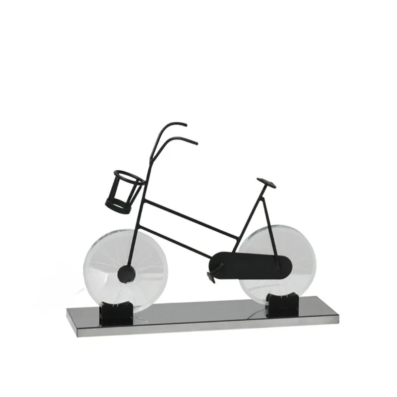 

Simple light luxury bicycle ornaments, living room TV cabinet, porch cabinet soft decoration