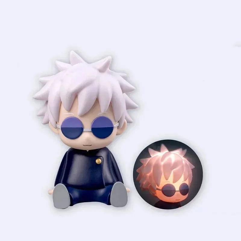 Jujutsu Kaisen Satoru Gojo Figure Action Figures Night Light Collectible Ornaments Pat Light Desk Night Lamp Bedroom Decor Gift