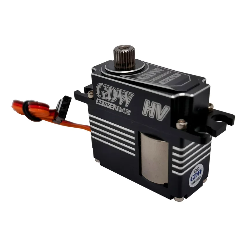 DS596MG – servomoteur numérique sans noyau, engrenage en acier HV GDW 15kg 0.085s, couple élevé pour Robot à voilure fixe 70E, coque métallique RC, avion RC