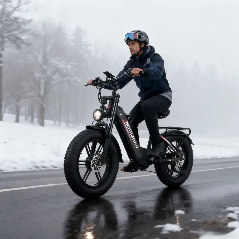 Nathaniel SYR08 Electric Bike Dual Motor 2000W 48V 40AH Dual Battery Adult Off-Road Electric Bicycle 20 inch All-Terrain E-Bike image 9