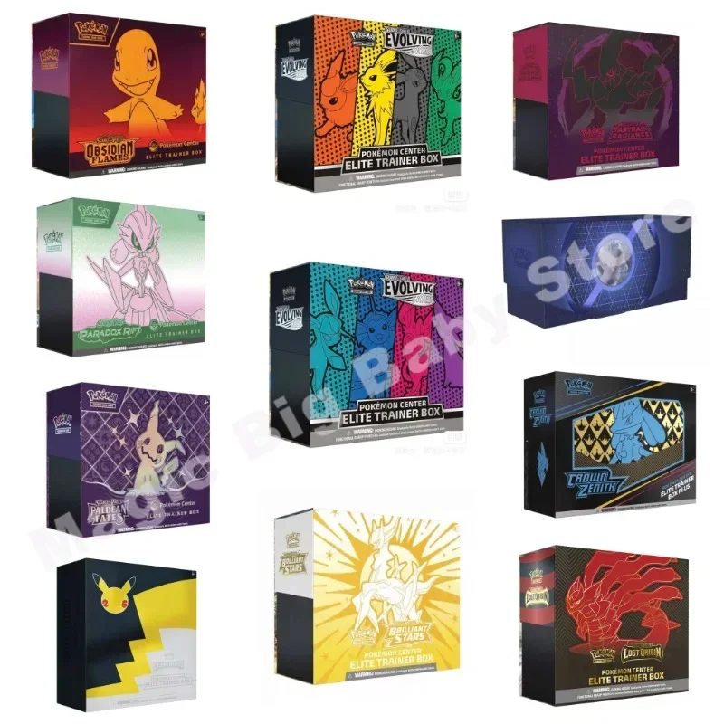 Pokemon Cards Genuine Original Trading PTCG SV3 SV4 SV4.5 SS7.5 SS7 Limited ETB Elite Cards Collect Gift Box Child Gift
