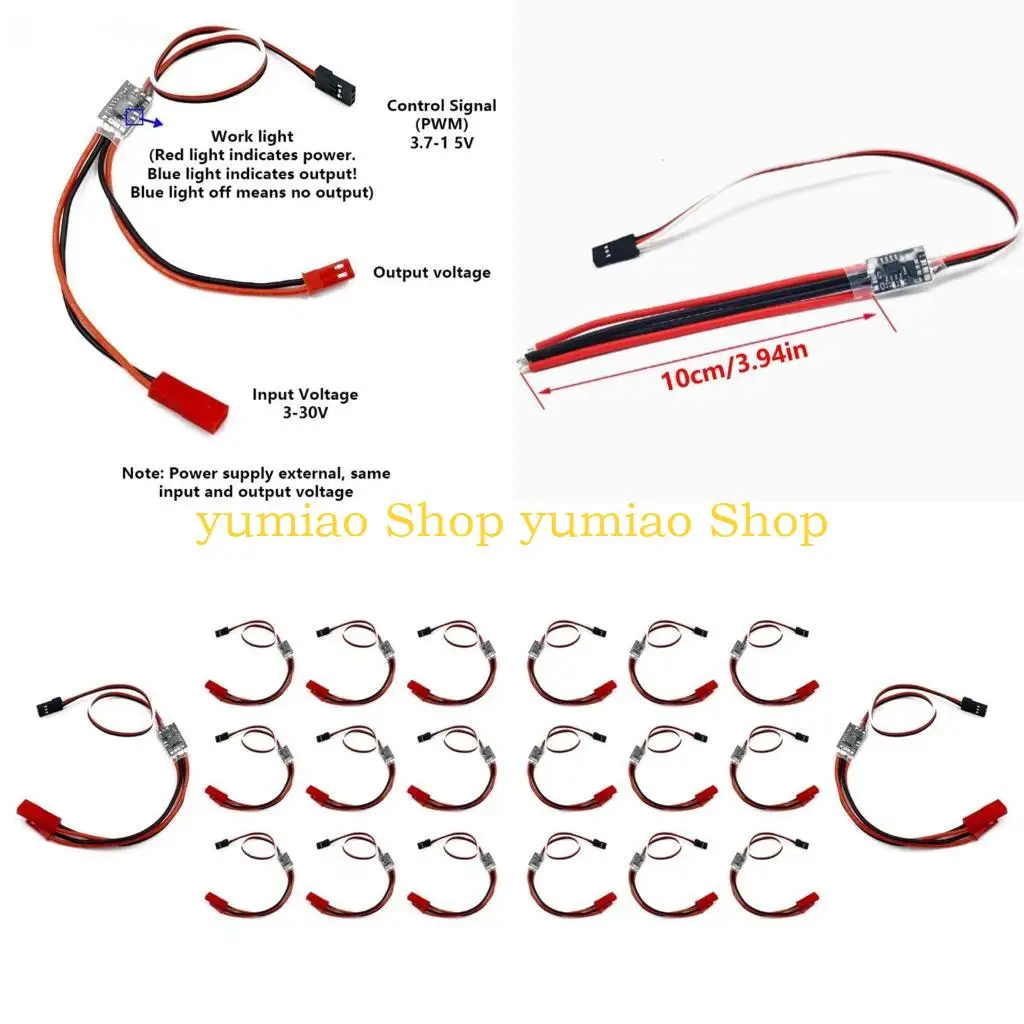 587B Pompa Air Sakelar Elektronik PWM 8A Tepat Kontrol Sinyal PWM untuk Model Robotika dan Remote Control