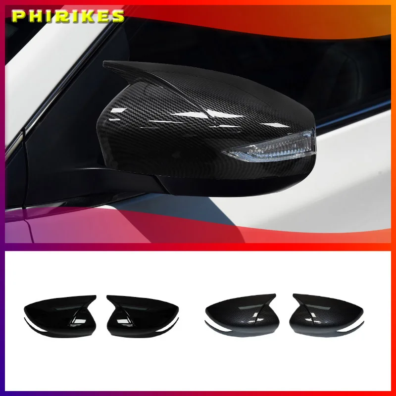 

For Nissan Altima 2013-2018 Sentra/Sylphy 2016-2019 Mirror Cover Rearview Side Mirror Cover Wing Cap Exterior Rear View Trim
