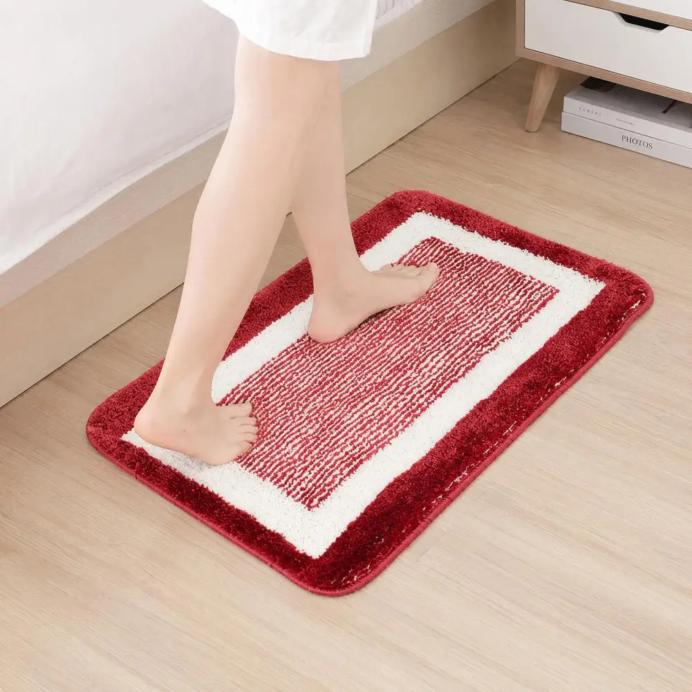 Luxury Bath Rug, Extra Soft And Absorbent Shaggy Bathroom Mat Rugs Machine Washable Non-Slip Plush Carpet Runner