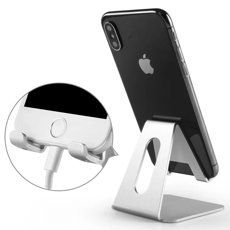 

Cell Phone Stand Mobile Holder Dock Cradle For Desk iPhone 16 15 14 13 Pro Max 12 11 8 Samsung Xiaomi iPad Mini Kindle Support