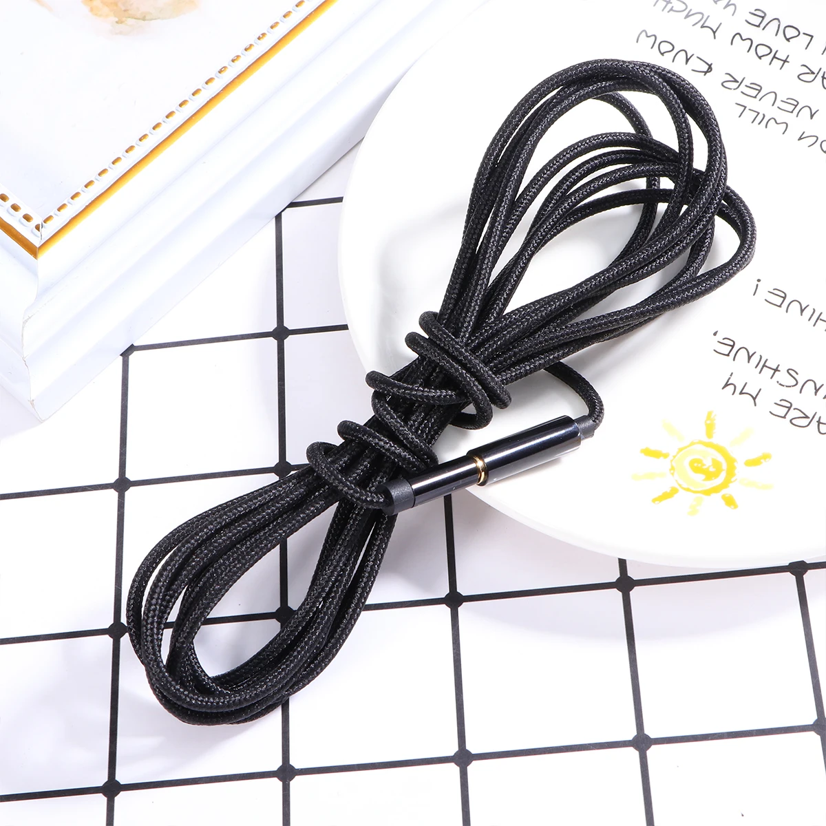 

3.5mm Male to Female Headphone Extension Cable Black 1 Meter Audio Extension Wire Sound Loss Minimal Transmission