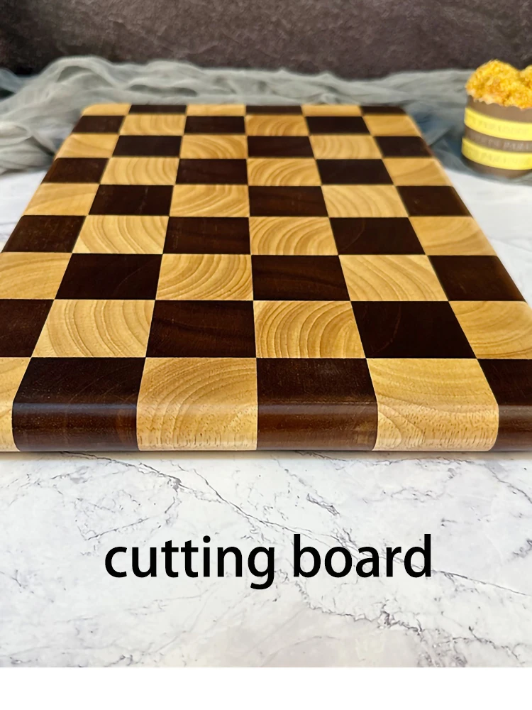 Double-Sided Cutting Board, Black Walnut Wood, Splicing Solid Wood, Kitchen Accessories, Damp-proof Tools