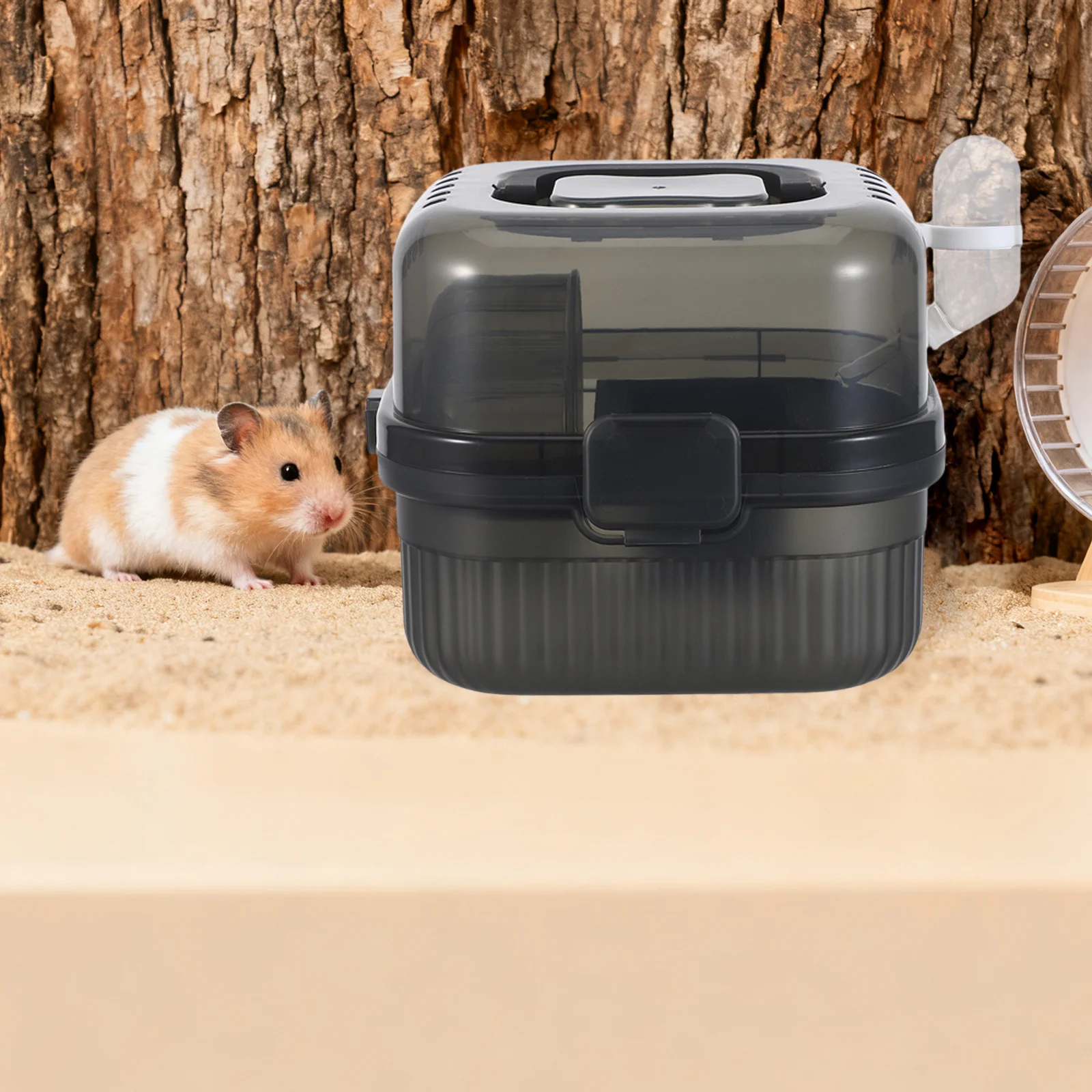 6 صندوق نقل قوي للحيوانات الأليفة للكلاب والقطط قفص حيوانات خفيف الوزن قابل للطي مع ألواح تهوية شبكية وإغلاق آمن