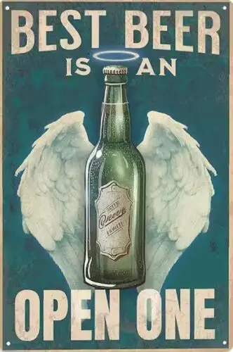 BEER METAL TIN SIGN 