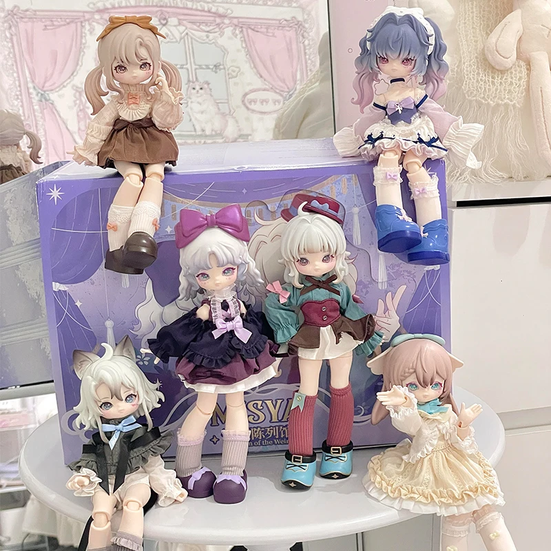 

Misya Museum Of The Weird Series Blind Box 1/8 Bjd Articulated Joints Action Figure Collectible Model Doll Mystery Box Toy Gift
