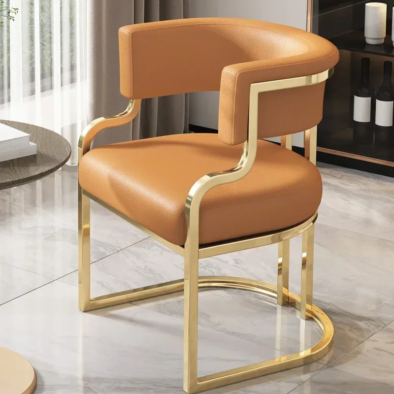 Office Beauty Luxury Hotel Customers Dining Dining Chairs Reception Mahjong Sofa Nail Salon Chairs Sillas Home Furniture DC-303