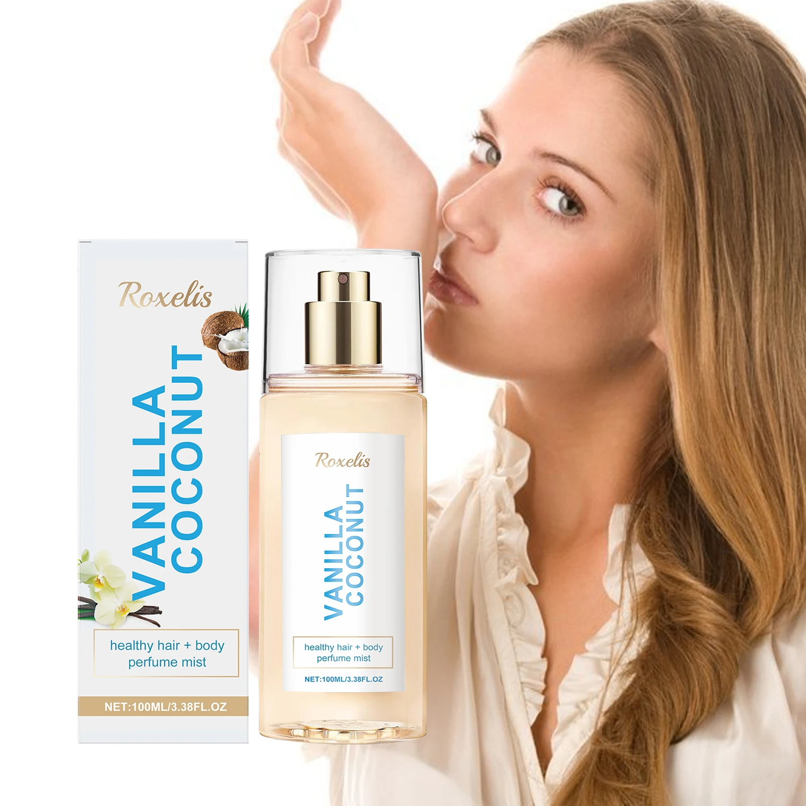 Unique Perfume Fragrance - Vanilla Coconut Body Perfume Spray Lasting