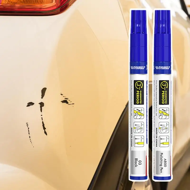 Auto Touch Up Paint Pen Natural Car Paint Repair Pen 4ml Car Repair Tool Portable Scratch Remover Pen For Removing Minor