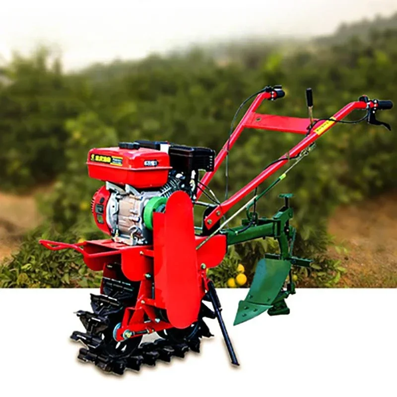 Chain Track Cultivator Agricultural Use Trenching Soil Cultivation Plough Field Soil Cultivation Gasoline And Diesel Models