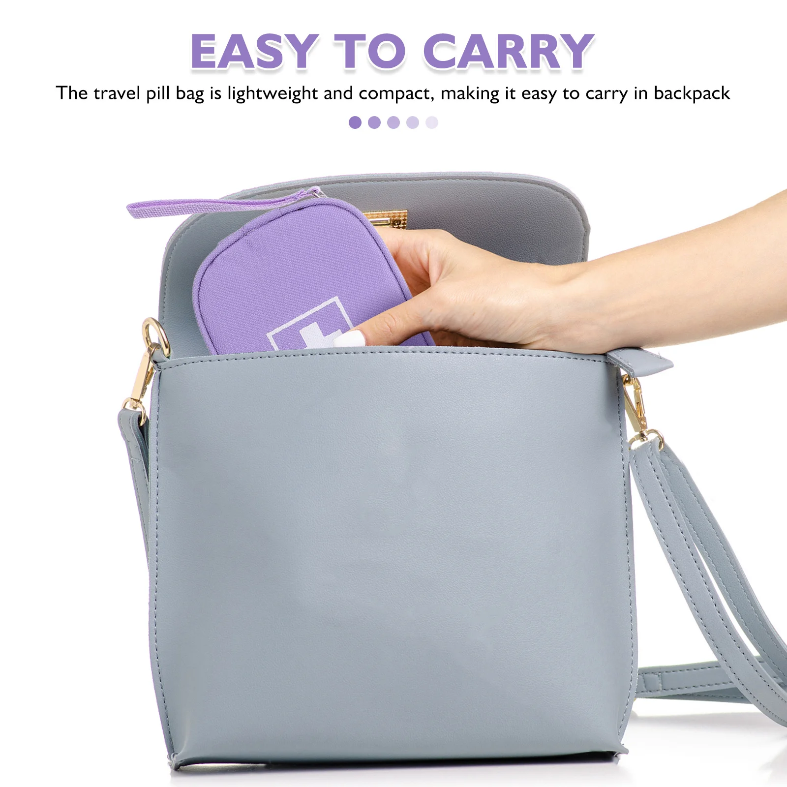 حقيبة إسعافات أولية صغيرة مقاومة للماء، حقيبة طبية محمولة للسفر والأنشطة الخارجية، منظم أدوية مدمج في حالات الطوارئ #5