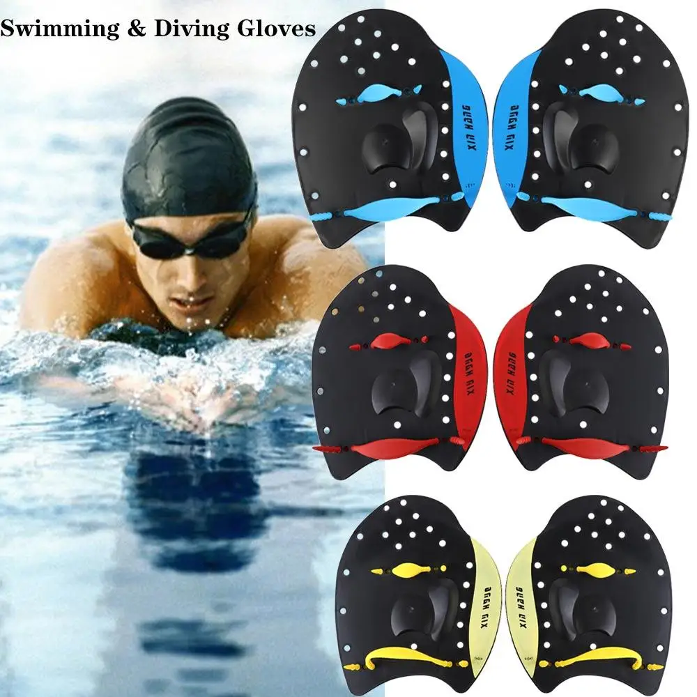 Strokes Practice Diving Frog Finger Hand Webbed Swim Paddles Hand Diving Palm Girdles Correction Hand Fins Swimming Paddles