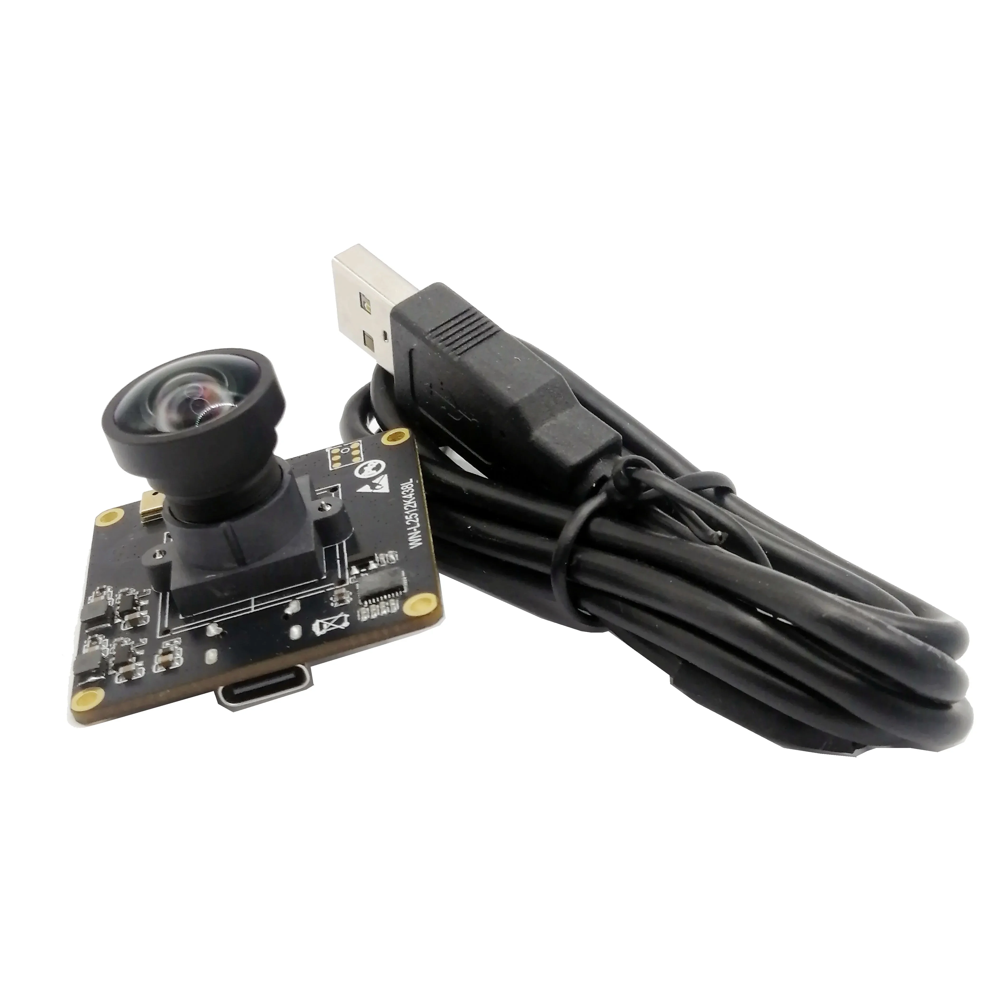 4K 60FPS USB3.0 Camera Module with IMX274 Sensor, FF 112° Type-C Interface, Plug-and-Play 2D-DNR,3D-DNR for PC, Laptop
